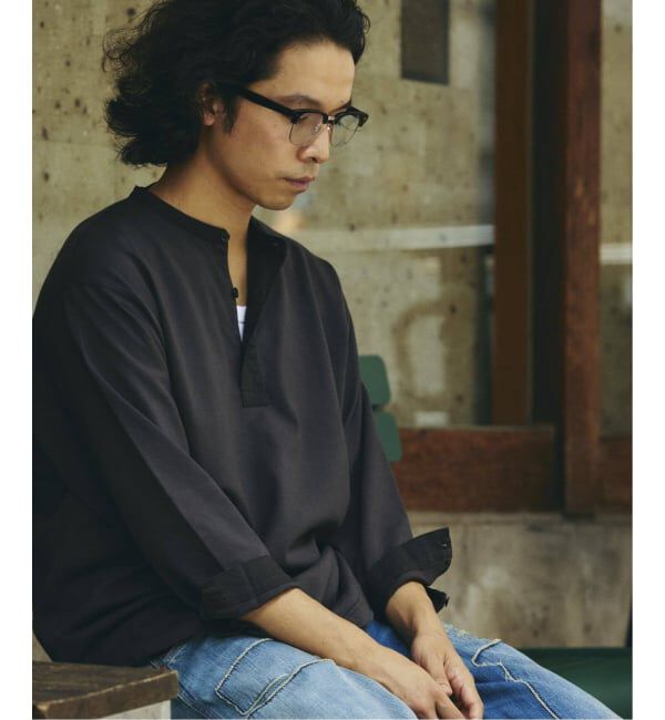 JOURNAL STANDARD relume「《予約》スリーピング ヘンリーネック ロングスリーブ」|Tシャツ・カットソー|