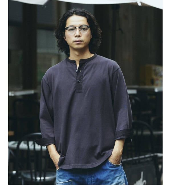 JOURNAL STANDARD relume「《予約》スリーピング ヘンリーネック ロングスリーブ」|Tシャツ・カットソー|