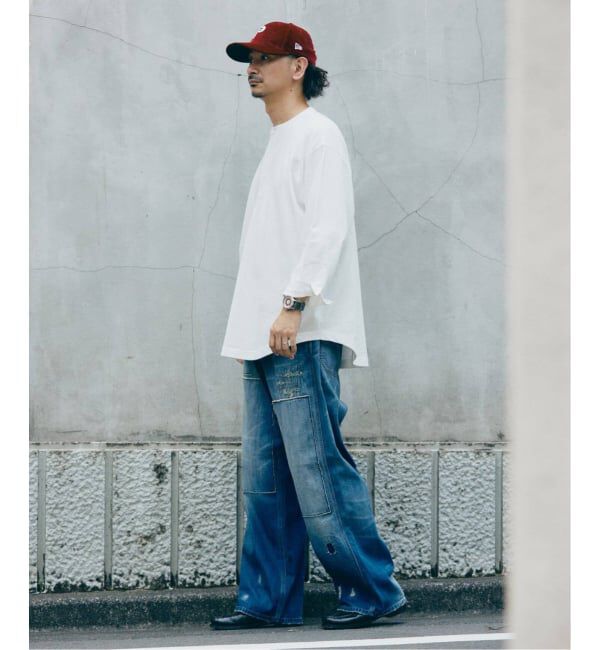 JOURNAL STANDARD relume「《予約》スリーピング ヘンリーネック ロングスリーブ」|Tシャツ・カットソー|