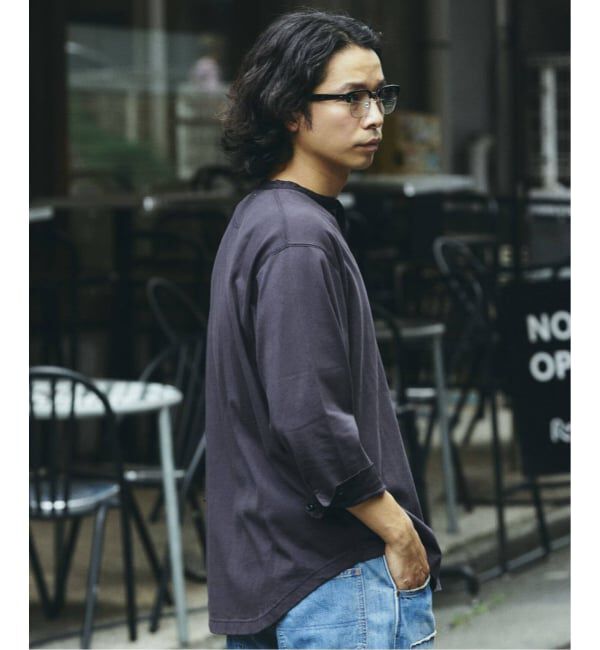 JOURNAL STANDARD relume「《予約》スリーピング ヘンリーネック ロングスリーブ」|Tシャツ・カットソー|