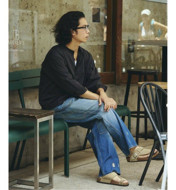 JOURNAL STANDARD relume「《予約》スリーピング ヘンリーネック ロングスリーブ」|Tシャツ・カットソー|