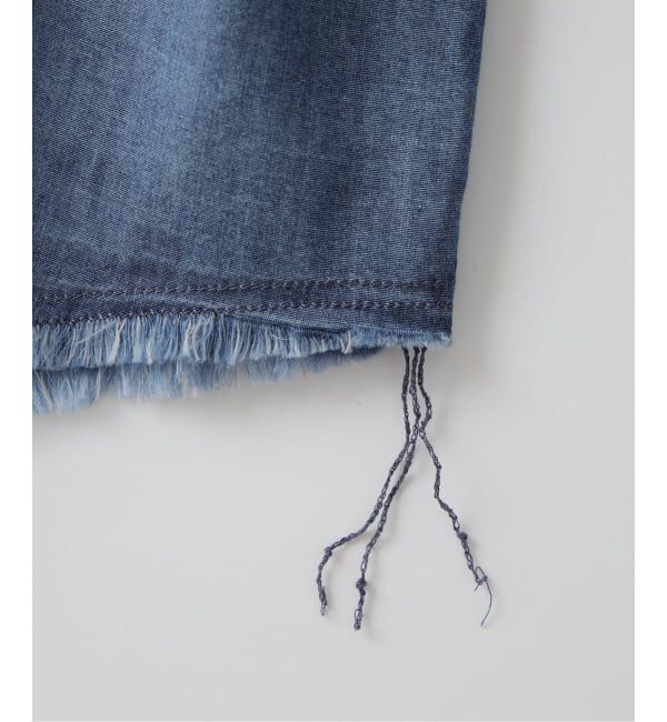 JOURNAL STANDARD relume「《予約》シャンブレー アンカット フリンジ シャツ」|シャツ・ブラウス|
