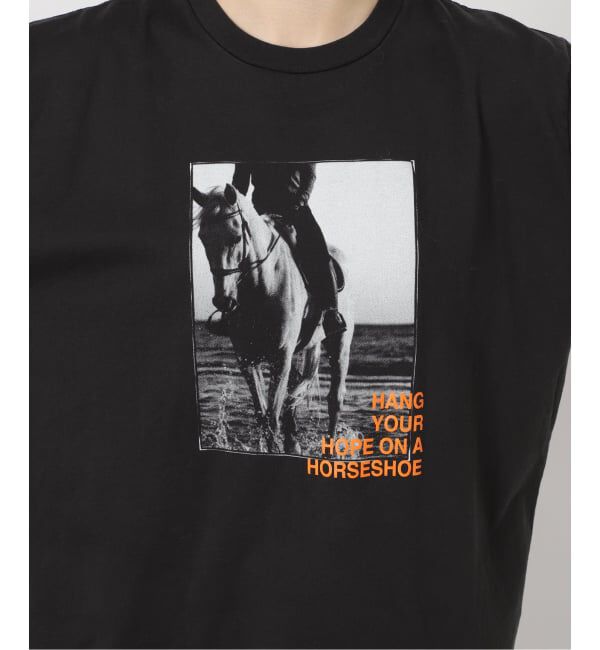 FRAMeWORK「ホースフォトロングTシャツ」|Tシャツ・カットソー|