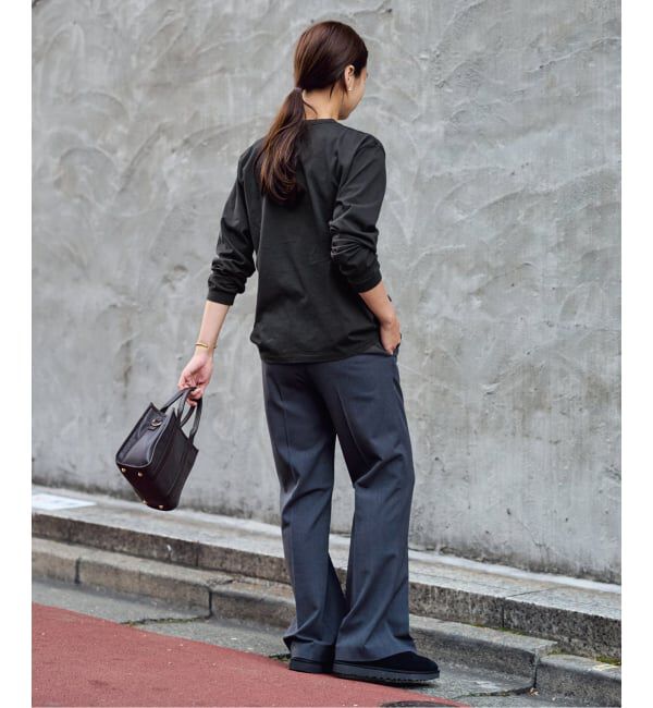 FRAMeWORK「ホースフォトロングTシャツ」|Tシャツ・カットソー|