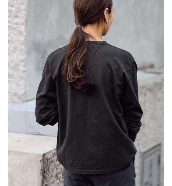 FRAMeWORK「ホースフォトロングTシャツ」|Tシャツ・カットソー|