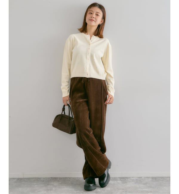 U by SPICK&SPAN「ビジューニットカーデ」|カーディガン|