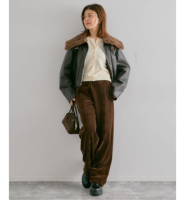 U by SPICK&SPAN「ビジューニットカーデ」|カーディガン|