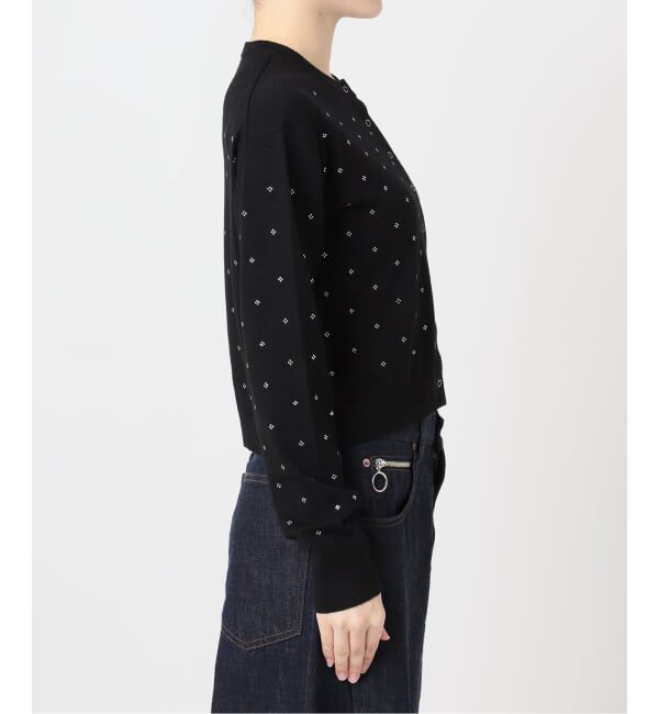 U by SPICK&SPAN「ビジューニットカーデ」|カーディガン|