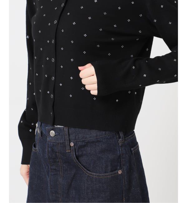 U by SPICK&SPAN「ビジューニットカーデ」|カーディガン|