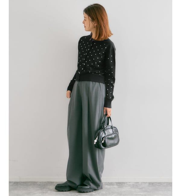 U by SPICK&SPAN「ビジューニットカーデ」|カーディガン|