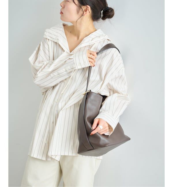 U by SPICK&SPAN「《予約》オーバーフードシャツ」|シャツ・ブラウス|