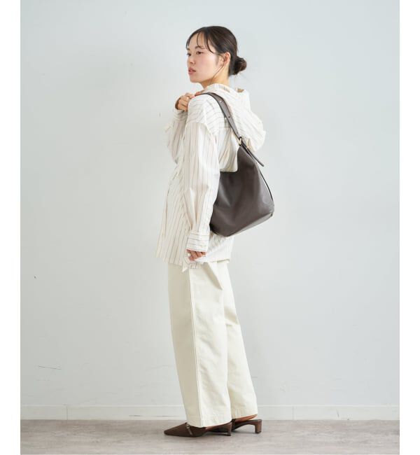 U by SPICK&SPAN「《予約》オーバーフードシャツ」|シャツ・ブラウス|