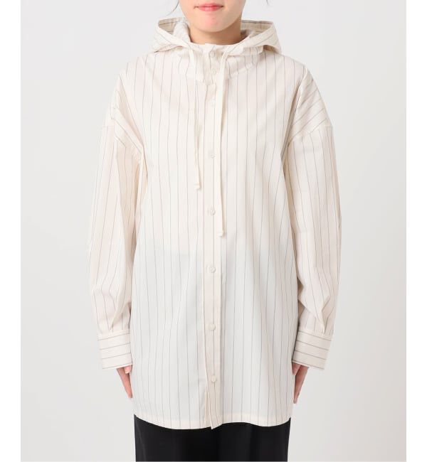 U by SPICK&SPAN「《予約》オーバーフードシャツ」|シャツ・ブラウス|