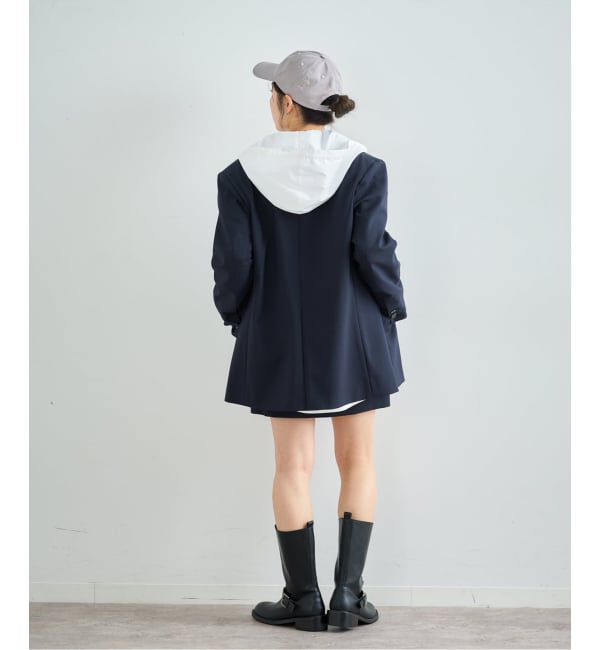 U by SPICK&SPAN「《予約》オーバーフードシャツ」|シャツ・ブラウス|