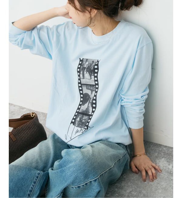 Spick and Span「J.J.Mercer / ジェイジェイマーサー 別注 ロンT」|Tシャツ・カットソー|ブルー A