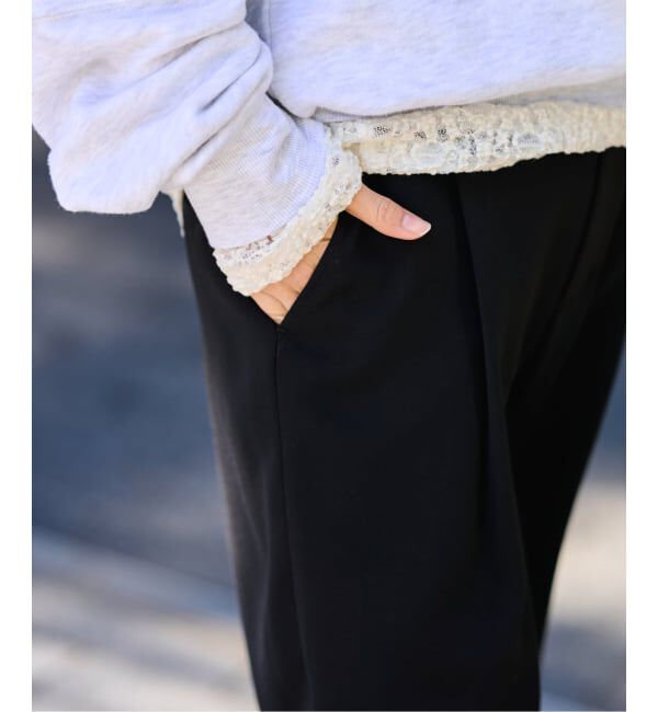 FRAMeWORK「ライトダブルクロスイージースラックス」|スラックス|