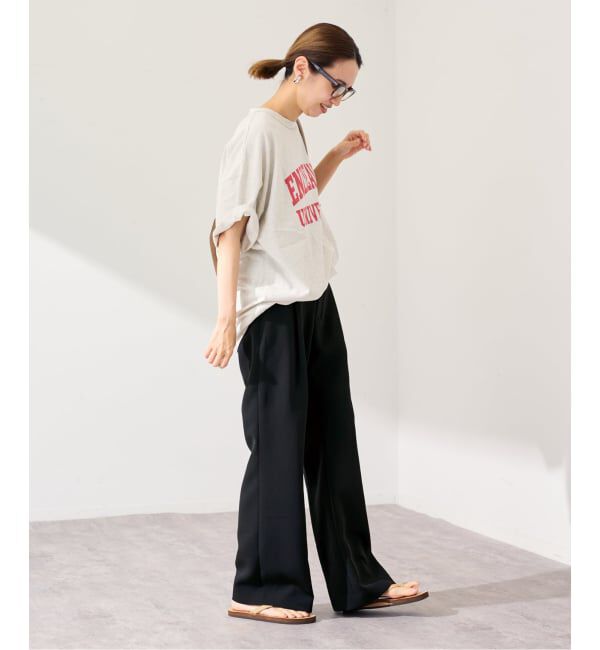 FRAMeWORK「ライトダブルクロスイージースラックス」|スラックス|