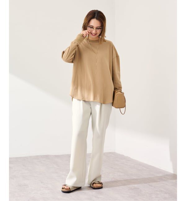 FRAMeWORK「ライトダブルクロスイージースラックス」|スラックス|