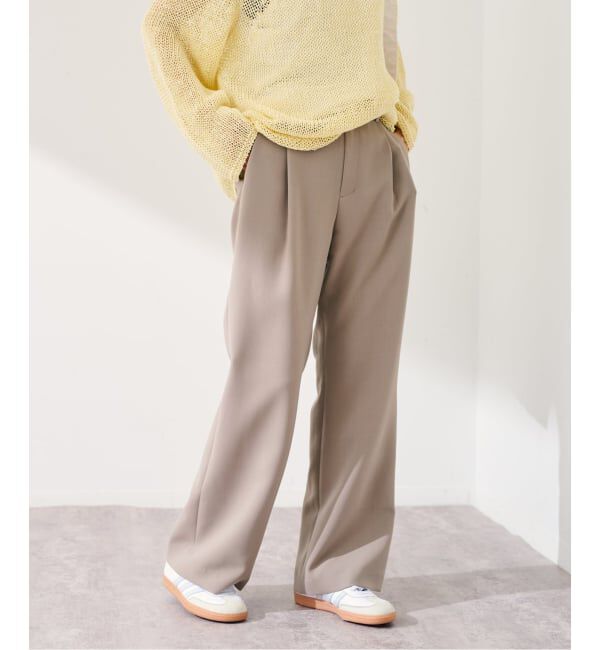 FRAMeWORK「ライトダブルクロスイージースラックス」|スラックス|