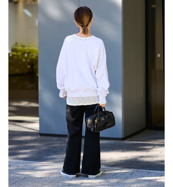 FRAMeWORK「ライトダブルクロスイージースラックス」|スラックス|