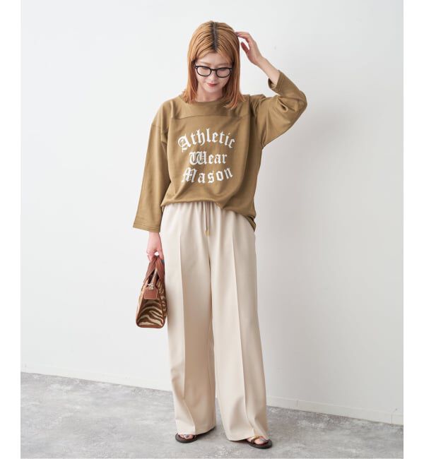 Spick and Span「《予約》athletic wear MASON / アスレティックウェア メイソン フットボールTee」|Tシャツ・カットソー|