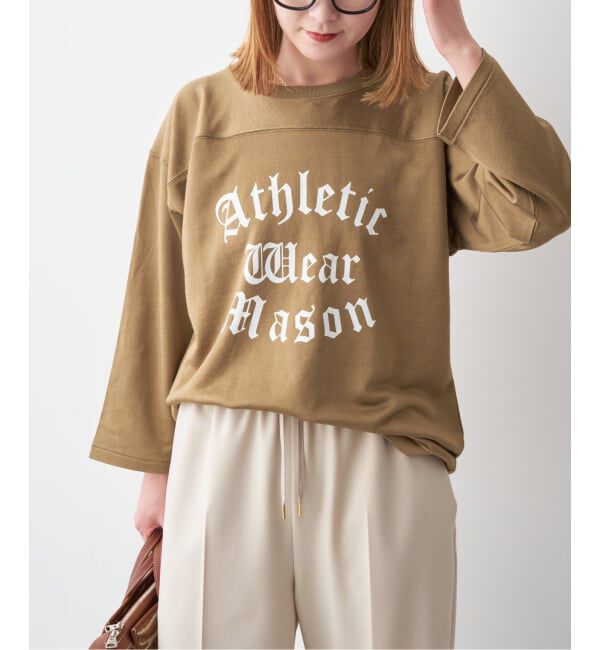 Spick and Span「《予約》athletic wear MASON / アスレティックウェア メイソン フットボールTee」|Tシャツ・カットソー|