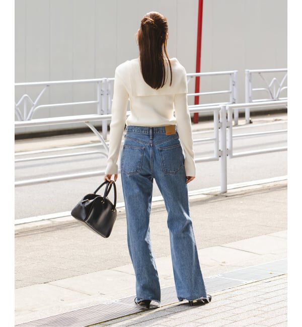 NOBLE「《WEB限定追加予約》ショルダーボタンタイトリブニット」|ニット・セーター|