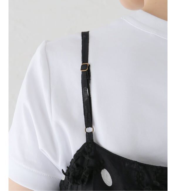 Spick and Span「《追加予約》crinkle crinkle crinkle 別注3D embroidery dot camisole*」|キャミソール|