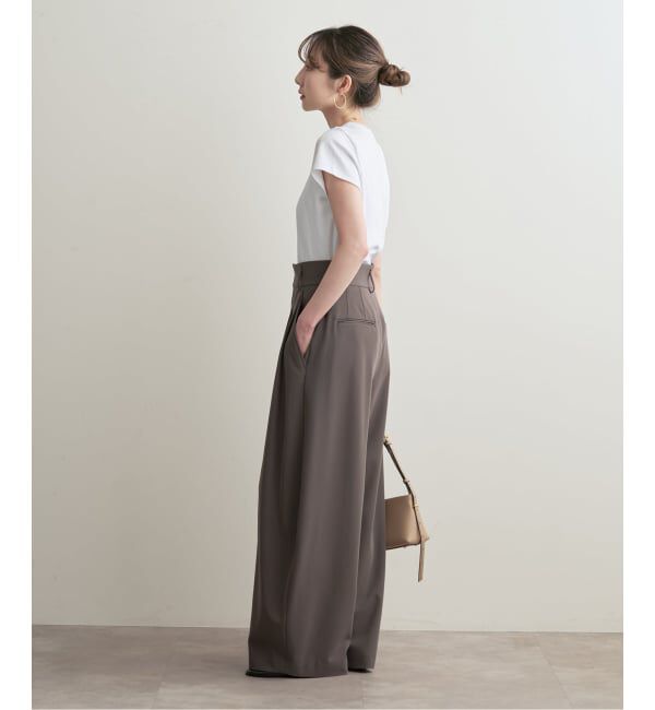 NOBLE「《追加予約・WEB限定カラー》スビンコットンスムースコンパクトTシャツ」|Tシャツ・カットソー|