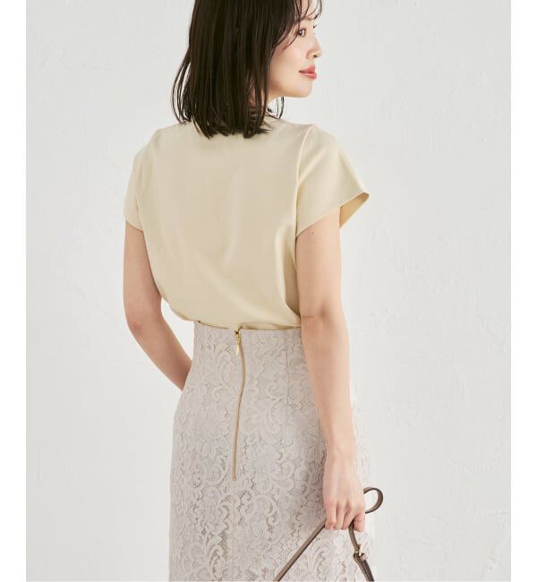 NOBLE「《追加予約・WEB限定カラー》スビンコットンスムースコンパクトTシャツ」|Tシャツ・カットソー|