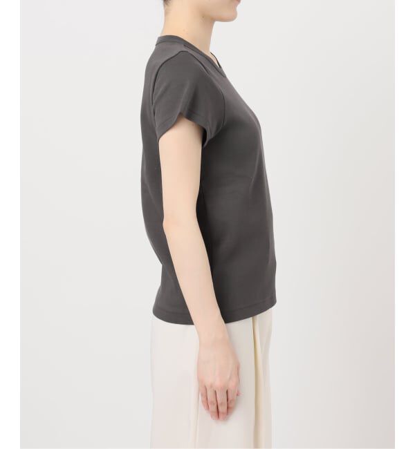 NOBLE「《追加予約・WEB限定カラー》スビンコットンスムースコンパクトTシャツ」|Tシャツ・カットソー|