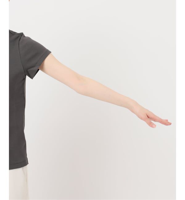 NOBLE「《追加予約・WEB限定カラー》スビンコットンスムースコンパクトTシャツ」|Tシャツ・カットソー|