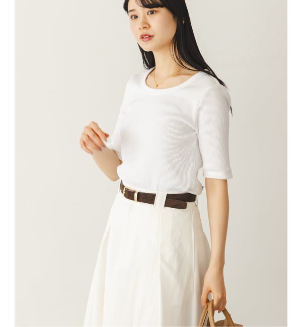 NOBLE「《予約》ULTIMAコットンラウンドネックT」|Tシャツ・カットソー|