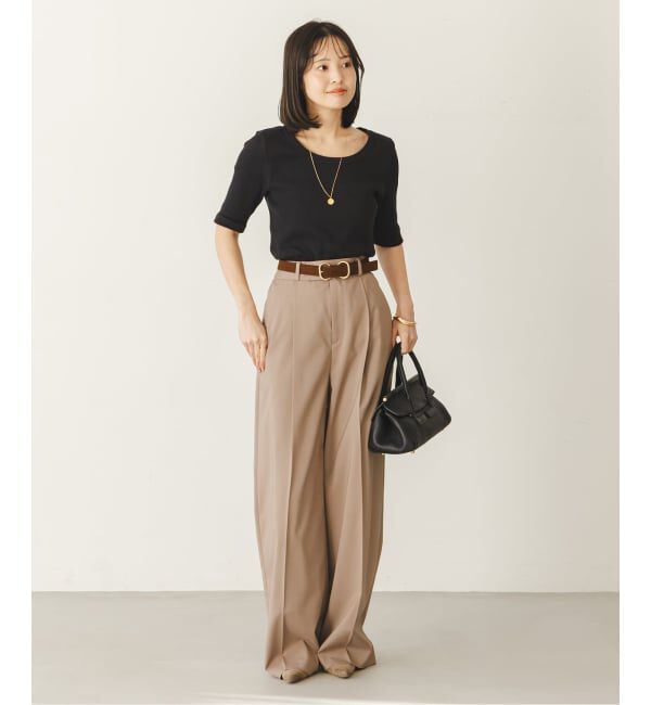 NOBLE「《予約》ULTIMAコットンラウンドネックT」|Tシャツ・カットソー|