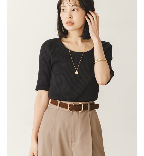 NOBLE「《予約》ULTIMAコットンラウンドネックT」|Tシャツ・カットソー|