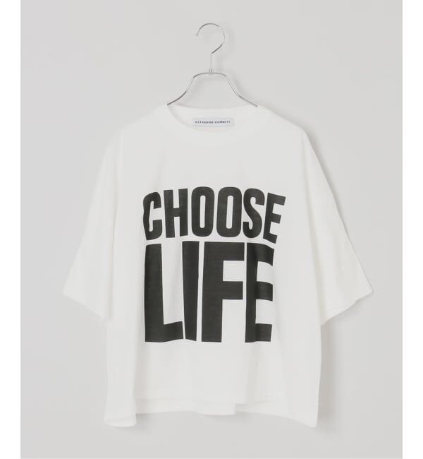 Spick and Span「《予約》KATHARINE HAMNETT / キャサリンハムネット 別注 SLOGAN TEE」|Tシャツ・カットソー|ホワイト B