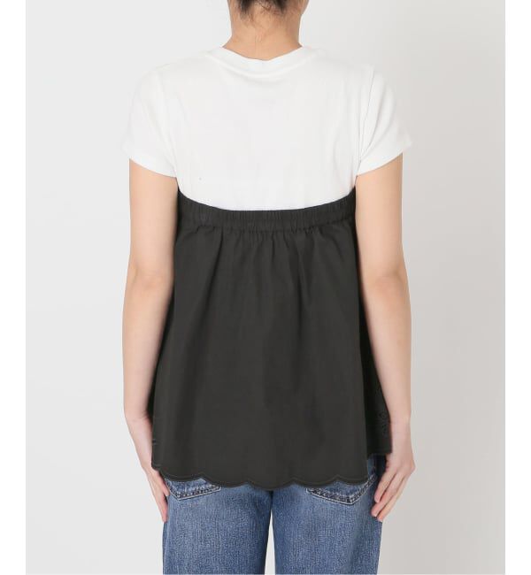 Spick and Span「《予約》カットワークエンブロイダリーキャミソール」|キャミソール|