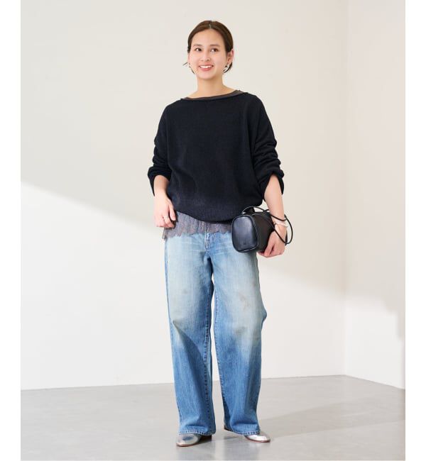 FRAMeWORK「レース*テレコカットソー」|Tシャツ・カットソー|