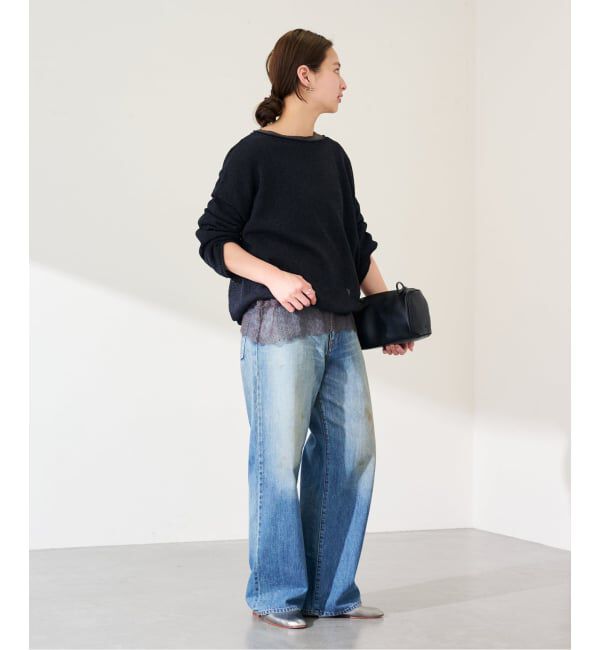 FRAMeWORK「レース*テレコカットソー」|Tシャツ・カットソー|