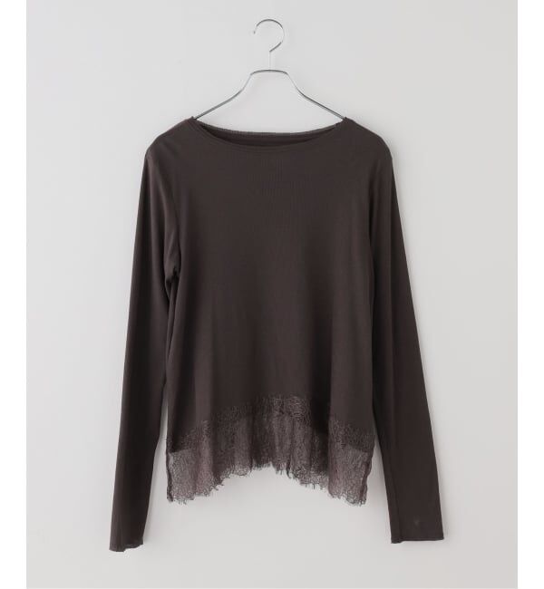 FRAMeWORK「レース*テレコカットソー」|Tシャツ・カットソー|