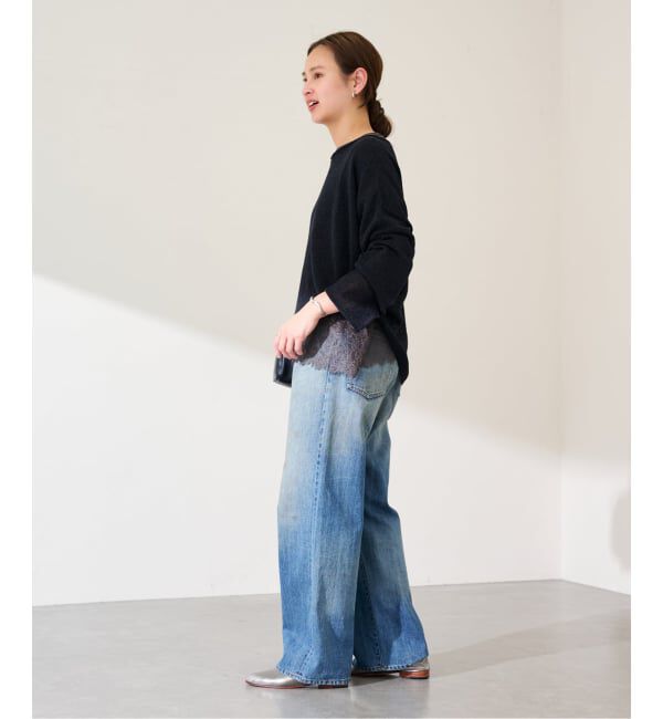 FRAMeWORK「レース*テレコカットソー」|Tシャツ・カットソー|