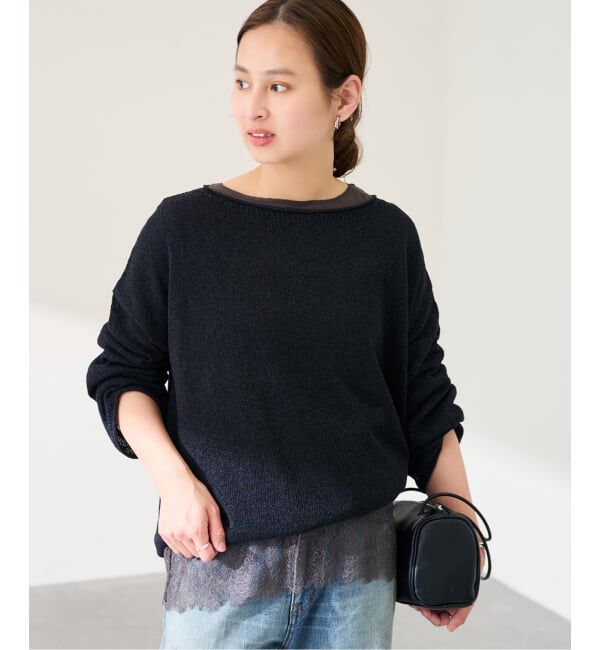 FRAMeWORK「レース*テレコカットソー」|Tシャツ・カットソー|