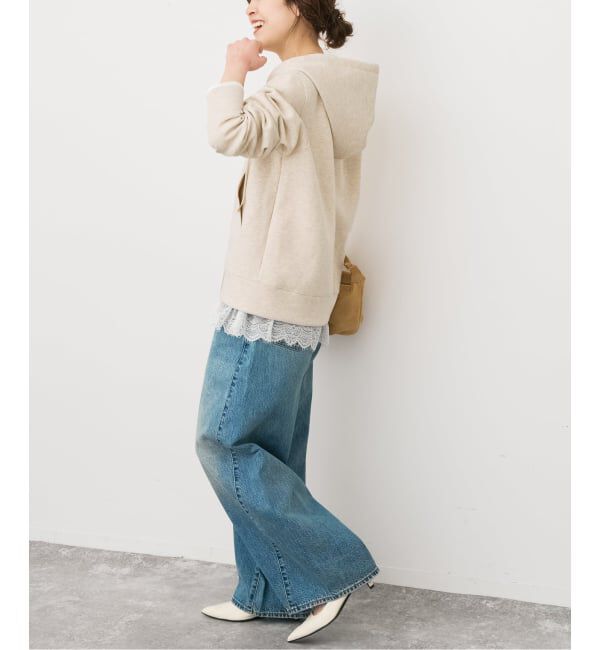 Spick and Span「《予約》レースドッキングレイヤードプルオーバー」|Tシャツ・カットソー|