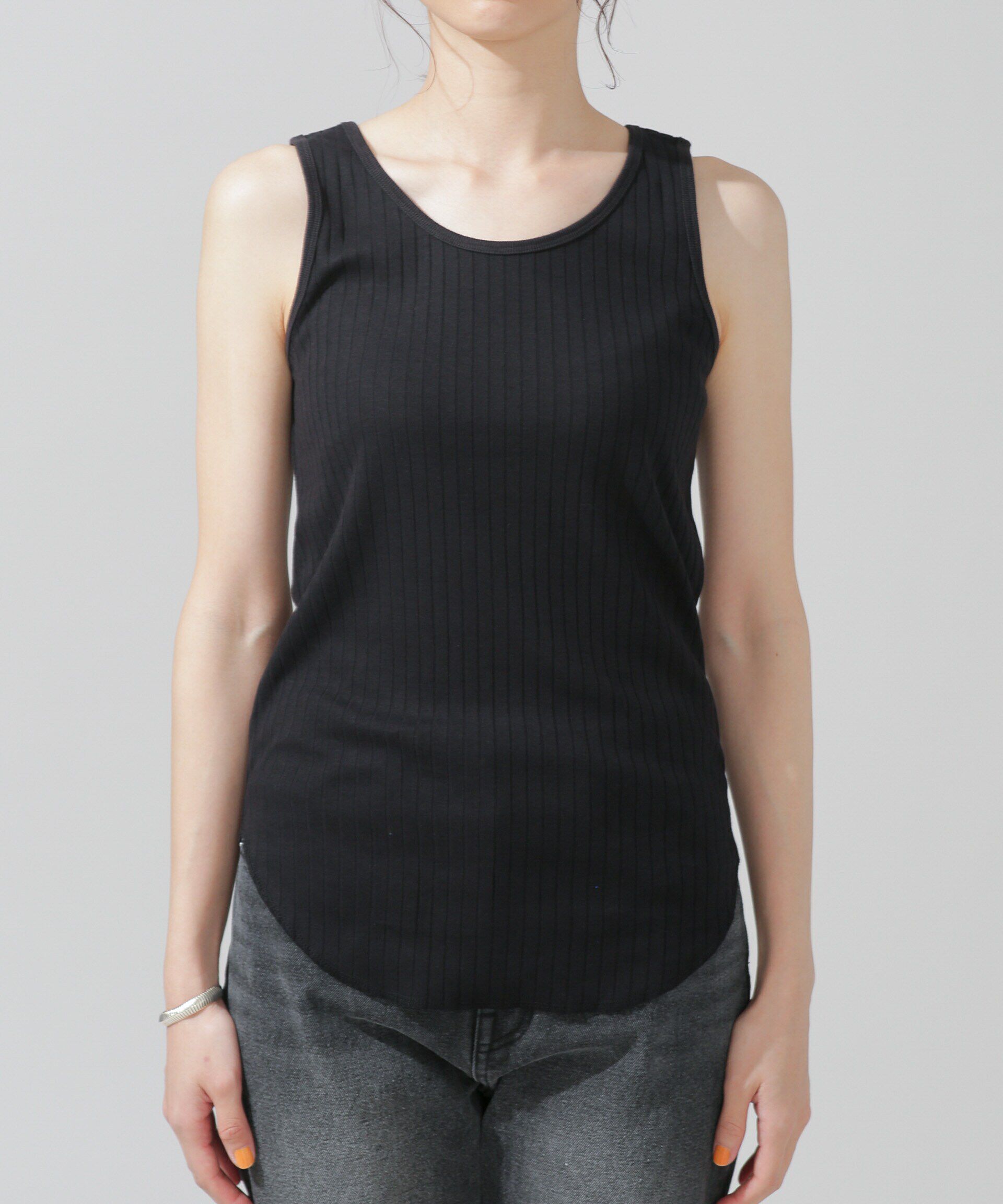 nano･universe「LB.03/Anti Soaked 汗染み防止 リブタンクトップ」|Tシャツ・カットソー|