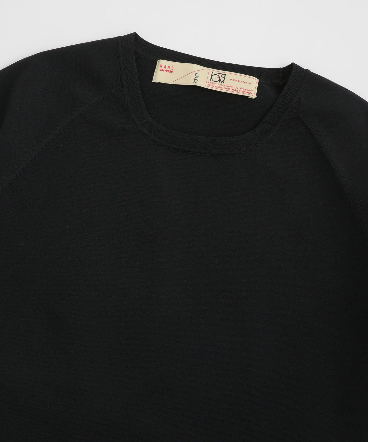 nano･universe「LB.03/SOLOTEXマルチファンクションクルーネックニット/半袖」|ニット・セーター|