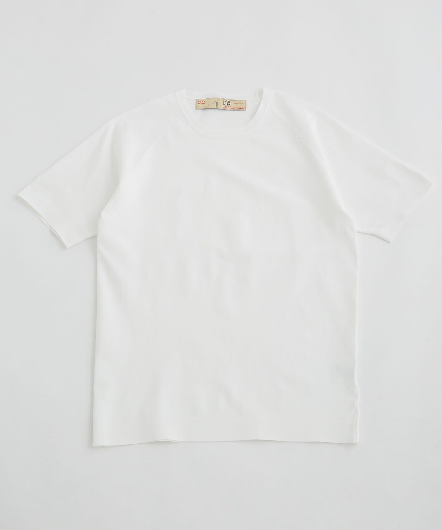 nano･universe「LB.03/SOLOTEXマルチファンクションクルーネックニット/半袖」|ニット・セーター|