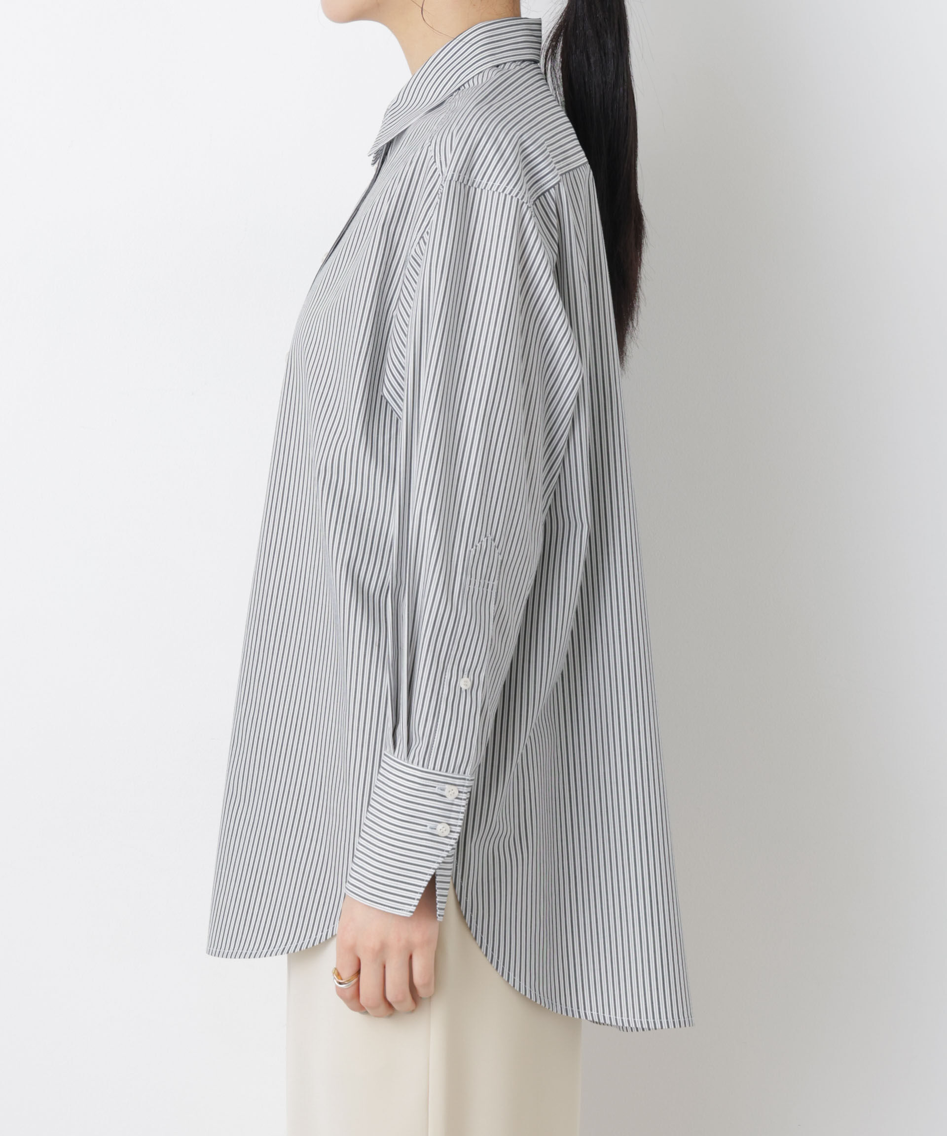 nano･universe「2wayオーバーシャツ」|シャツ・ブラウス|