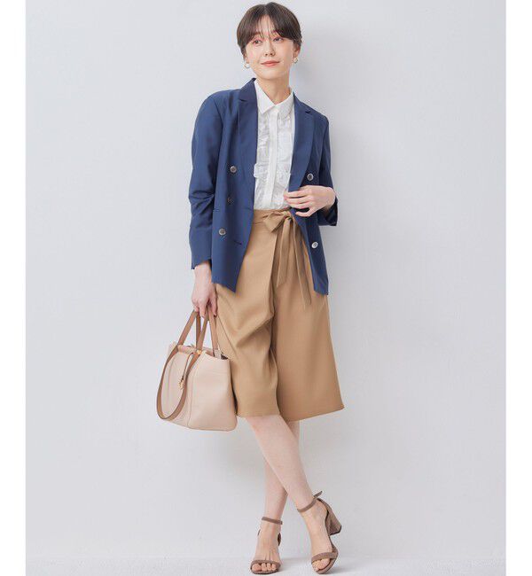 組曲「【WEB限定】ナチュラルローン フリルブラウス」|シャツ・ブラウス|