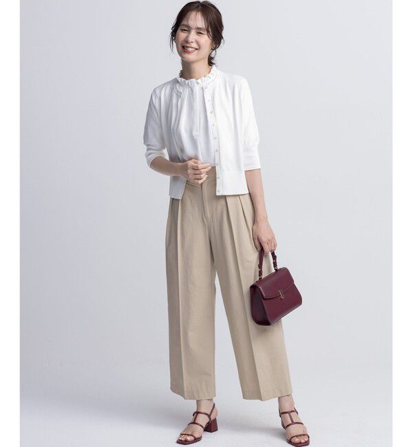 組曲「ライトデシンフリル襟 ブラウス」|シャツ・ブラウス|