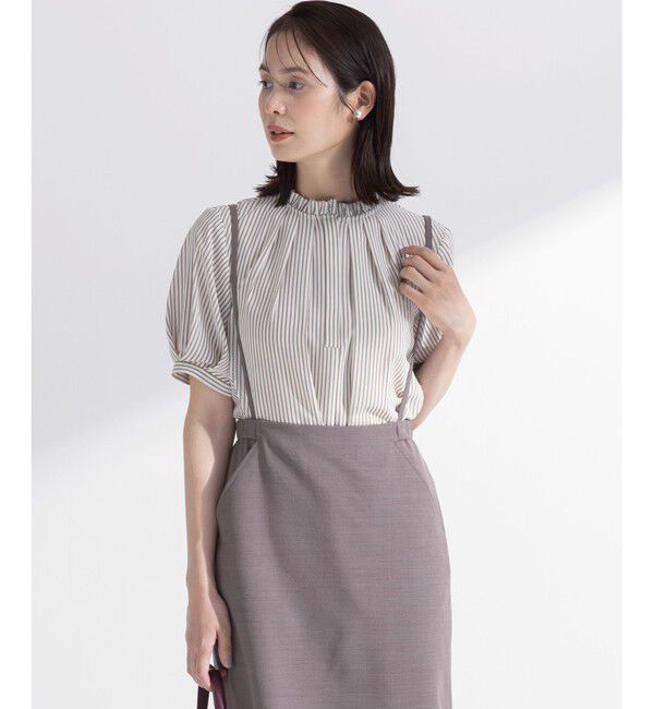 組曲「ライトデシンフリル襟 ブラウス」|シャツ・ブラウス|